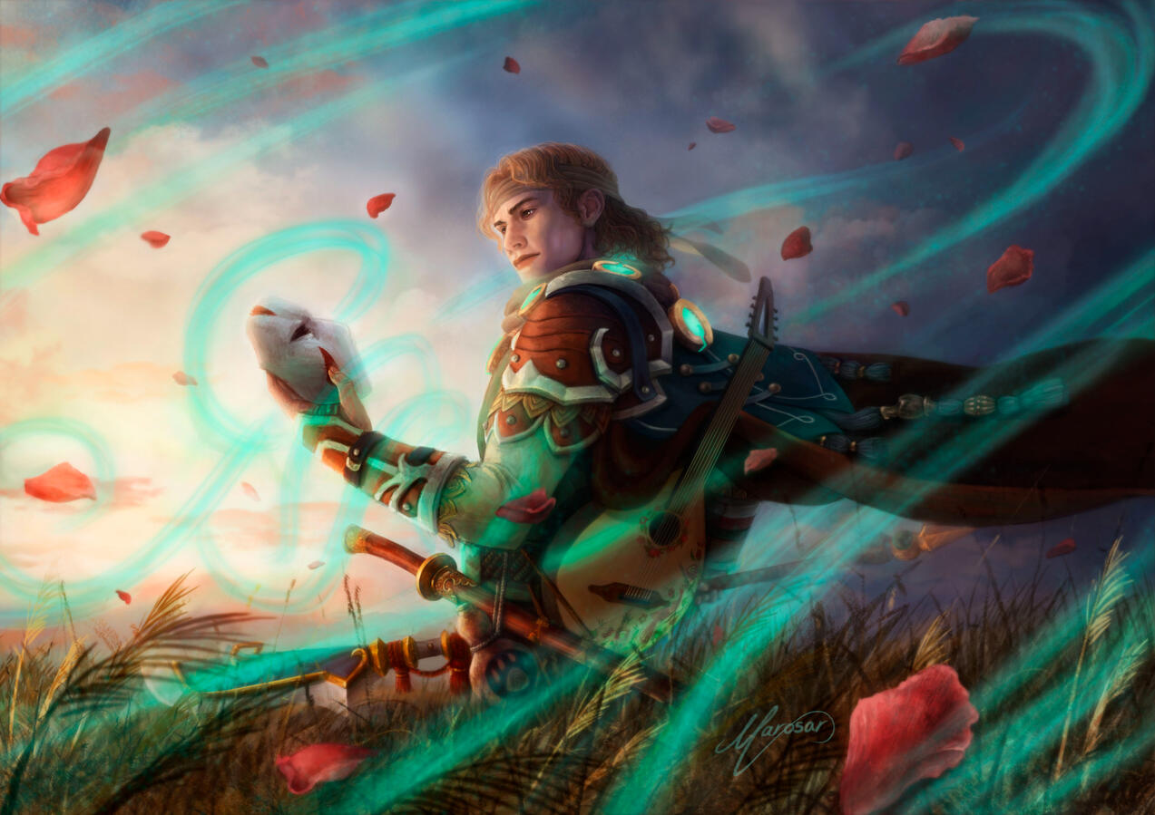 "The Mask and The Mantle" - Credits: Marosar.