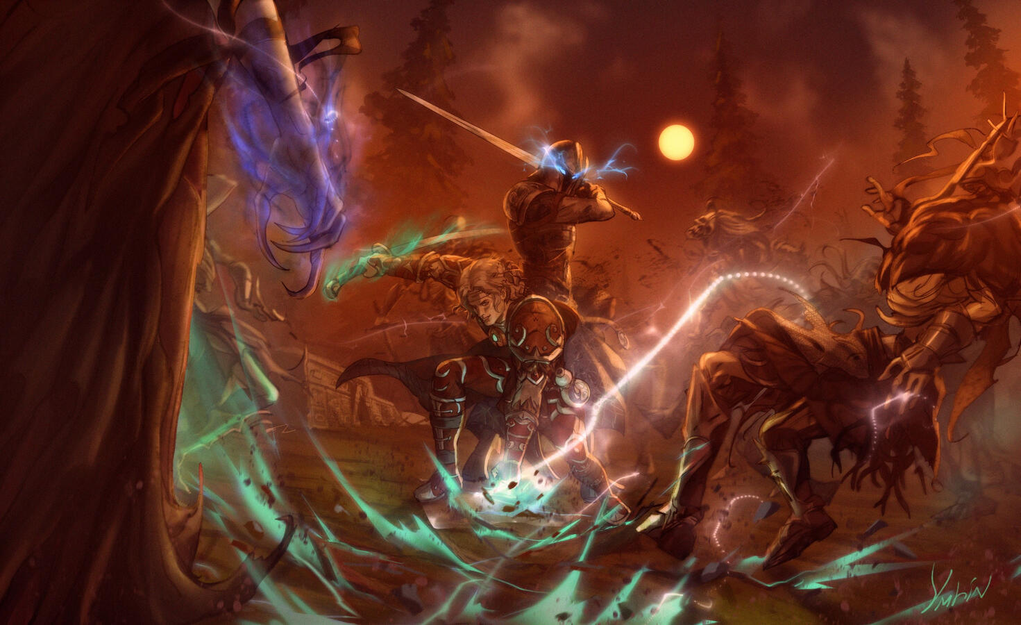 &quot;Assault in the Aerie.&quot; - Credits: Alena_YHmin.