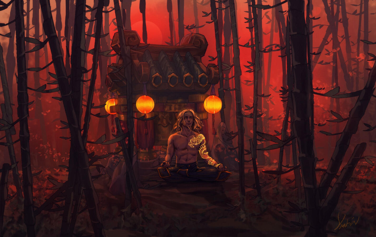 "Sunset Serenity." - Credits: Alena_YHmin.