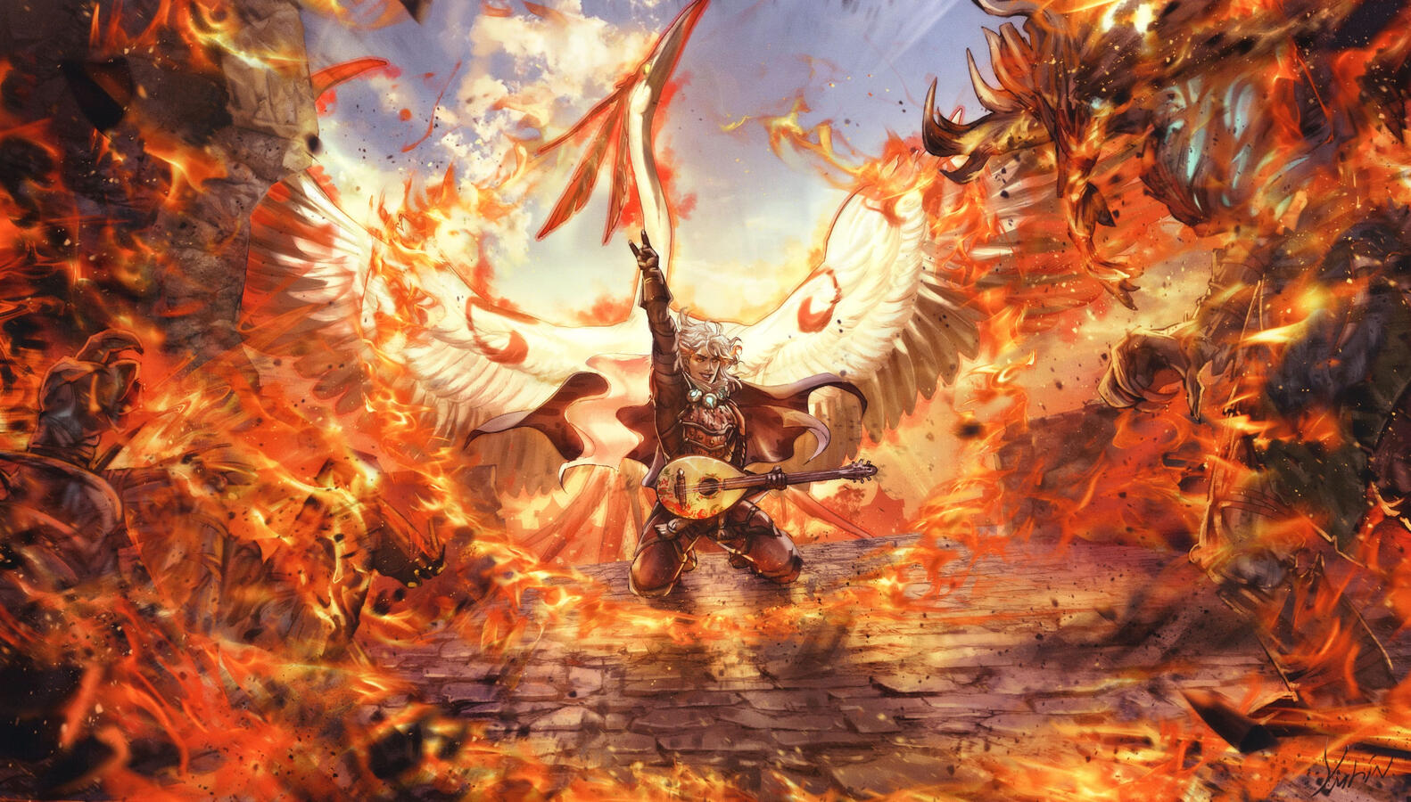 &quot;The Celestial Troubadour.&quot; - Credits: Alena_YHmin.