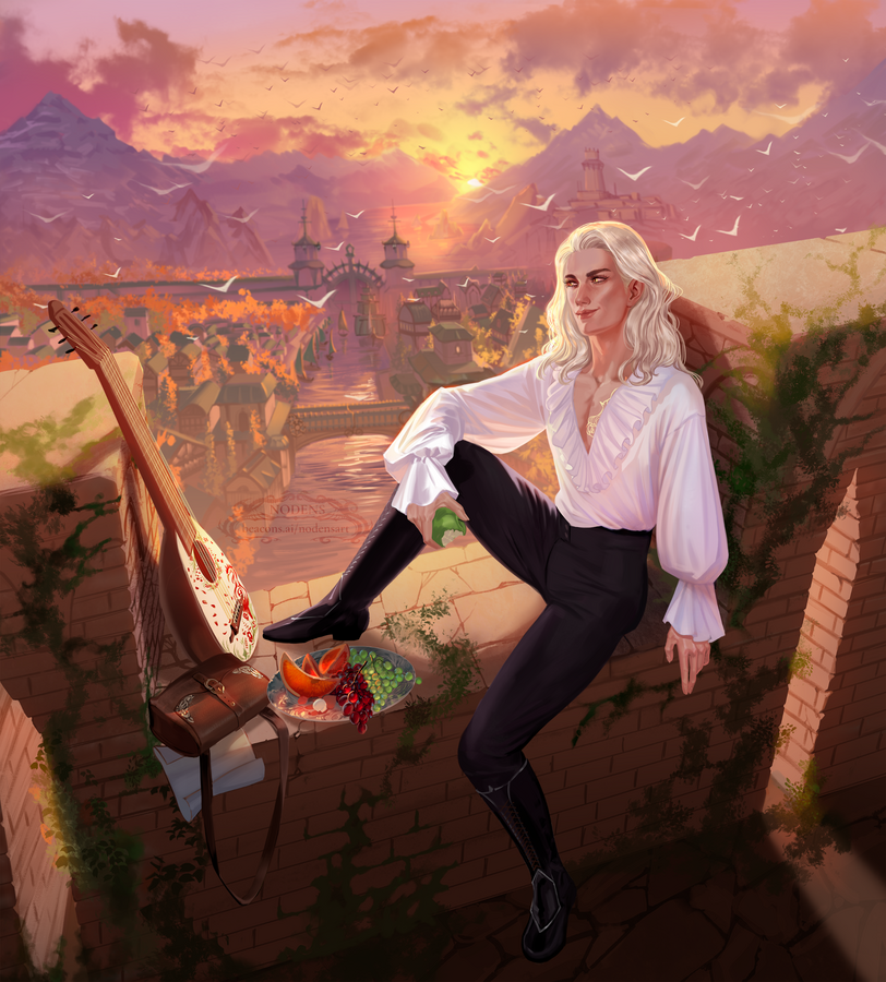 "Sunset and Satisfaction." - Credits: Nodens_Art.